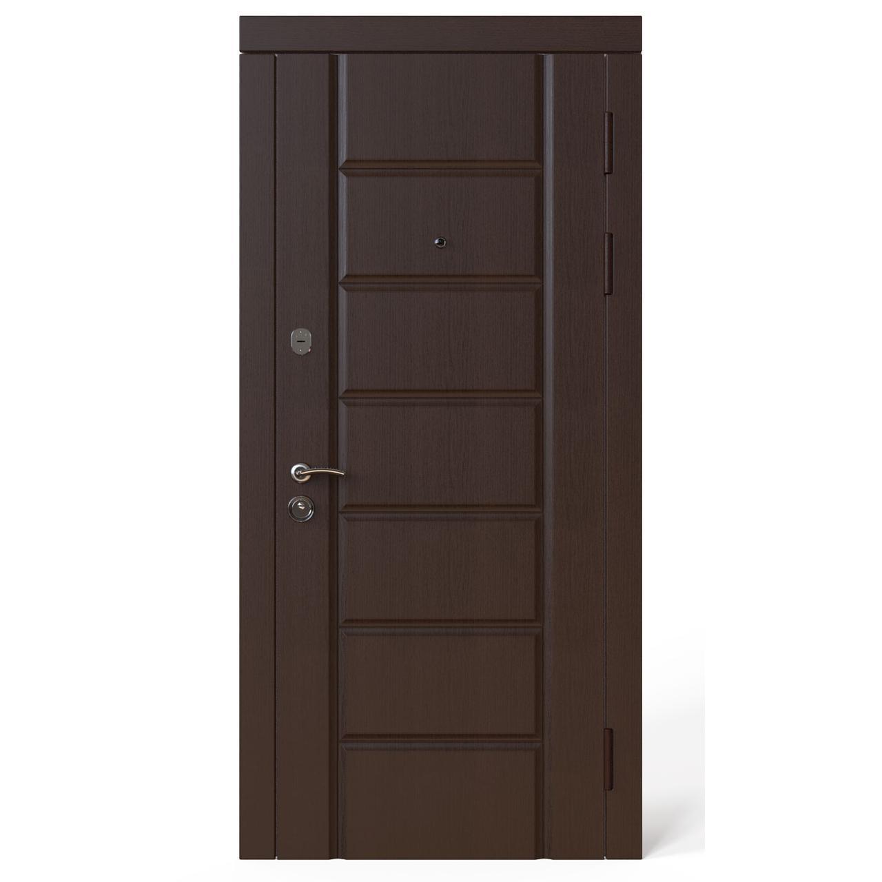 

Двері вхідні SARMAK MODERN Канзас Квартира Стандарт N 850х2040 Венге