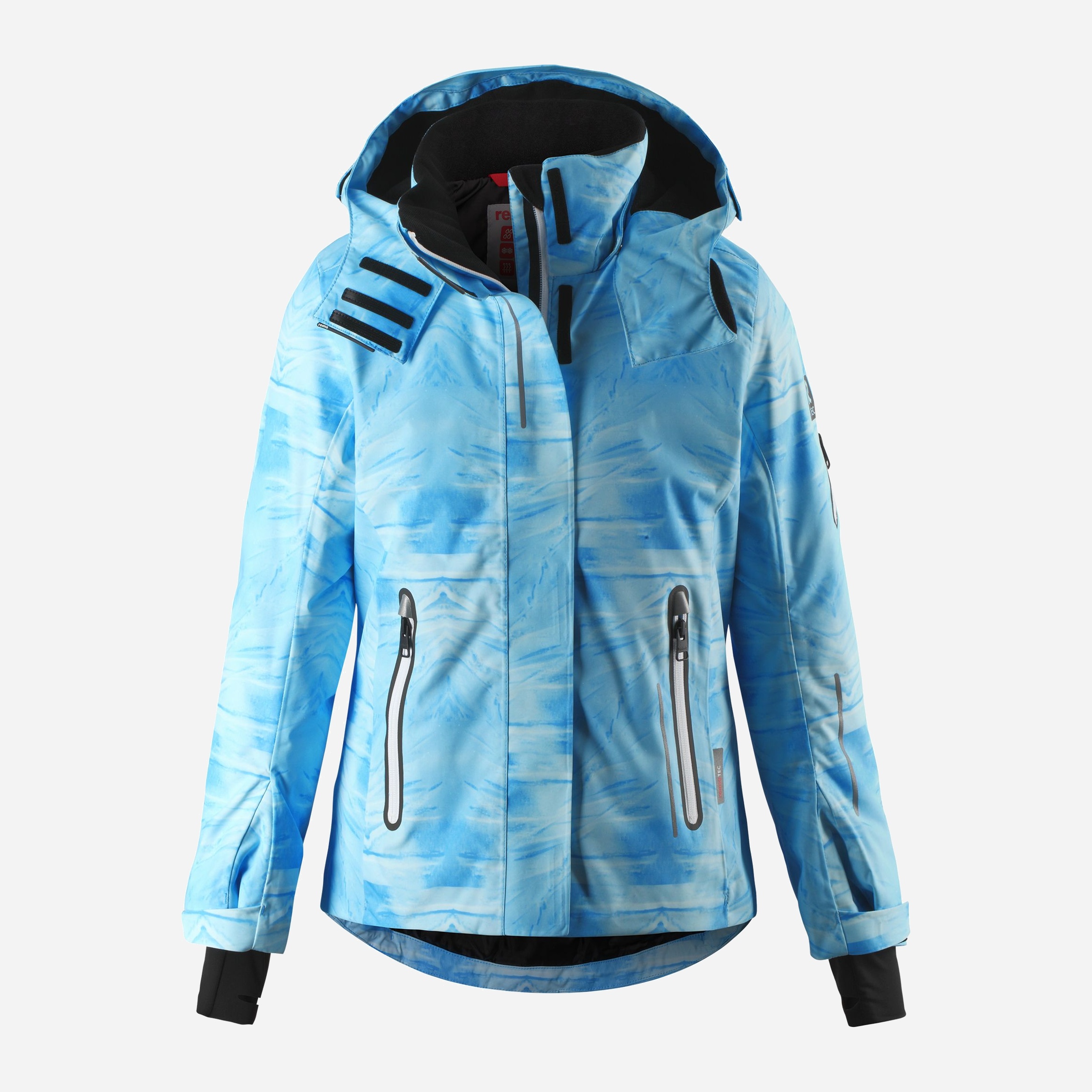 Акція на Дитяча зимова термо лижна куртка для дівчинки Reima Frost 531430B-6241 104 см від Rozetka