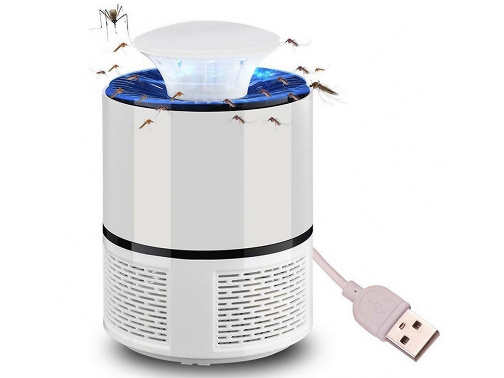 

Ловушка BauTech Уничтожитель комаров USB Белый (1007-421-01)