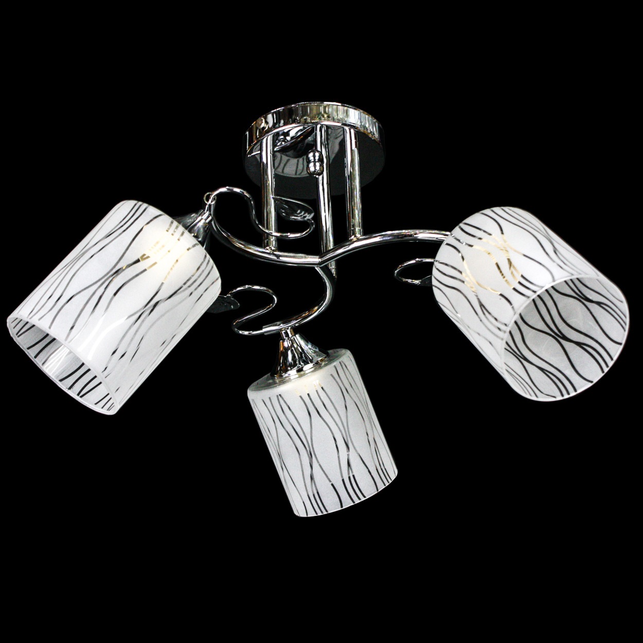 

Люстра на три плафона Svitlight SX-1079/3 CR