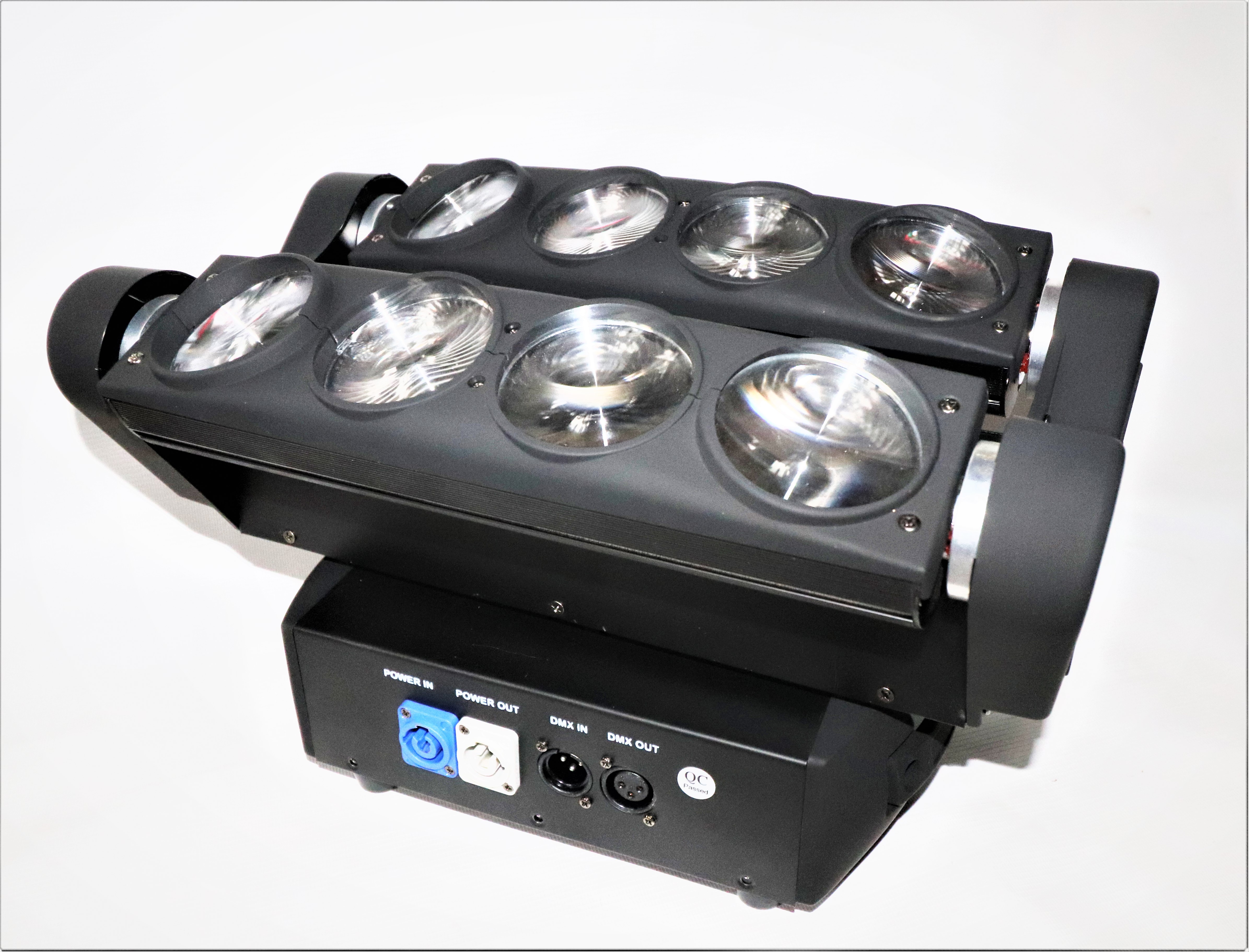 

Динамический световой прибор Dzyga Spider Moving Head 4в1 8х10 RGBW