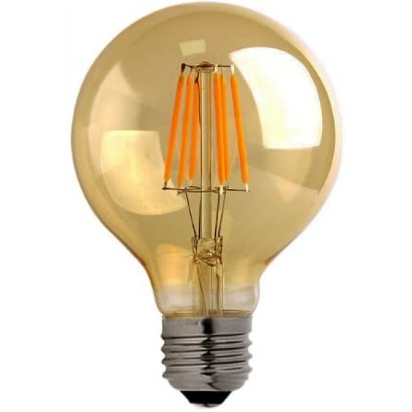 Світлодіодна філаментна LED лампа Bulbright 4W, 2700К, G80, E27, 220 В ...