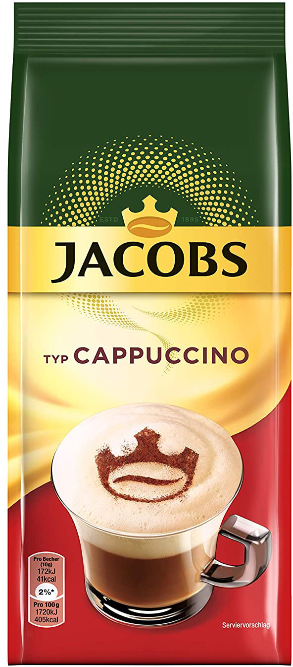 Купить Кофейный напиток Jacobs Cappuccino 400 г (8711000524701 ...