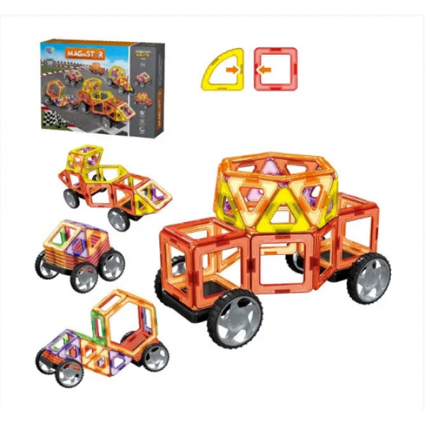 

Магнитный конструктор Транспорт на 58 деталей игровой развивающий детский Lov Toys (3002)