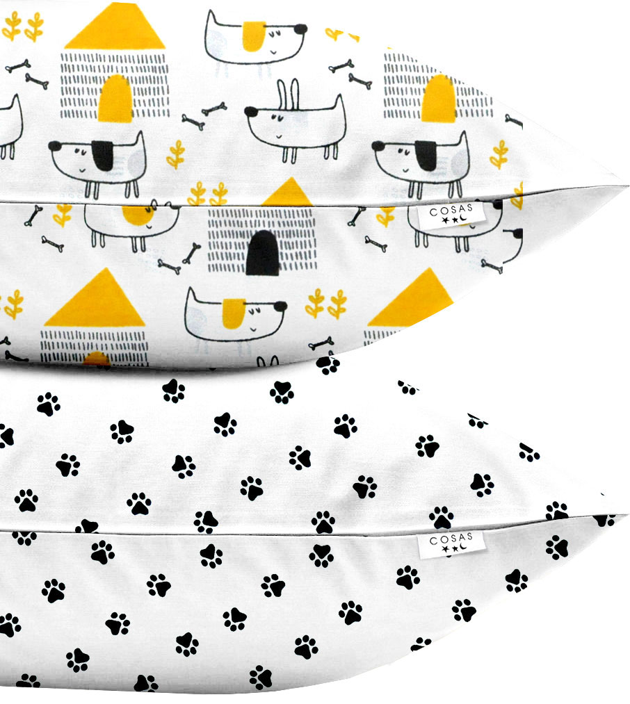 

Набор наволочек Cosas Set Pillow Dog Yellow Paws 40х60 2 шт