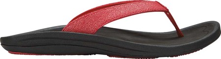 

Женские вьетнамки, сланцы OluKai Kulapa Kai Flip Flop Lehua Flower/Black Synthetic 40