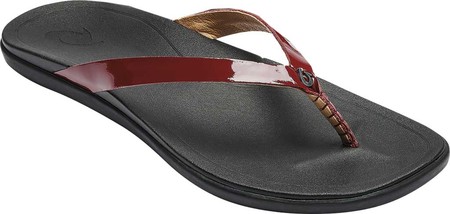 

Женские вьетнамки, сланцы OluKai Ho'opio Leather Flip-Flop Red Ginger/Black Full Grain Leather 36