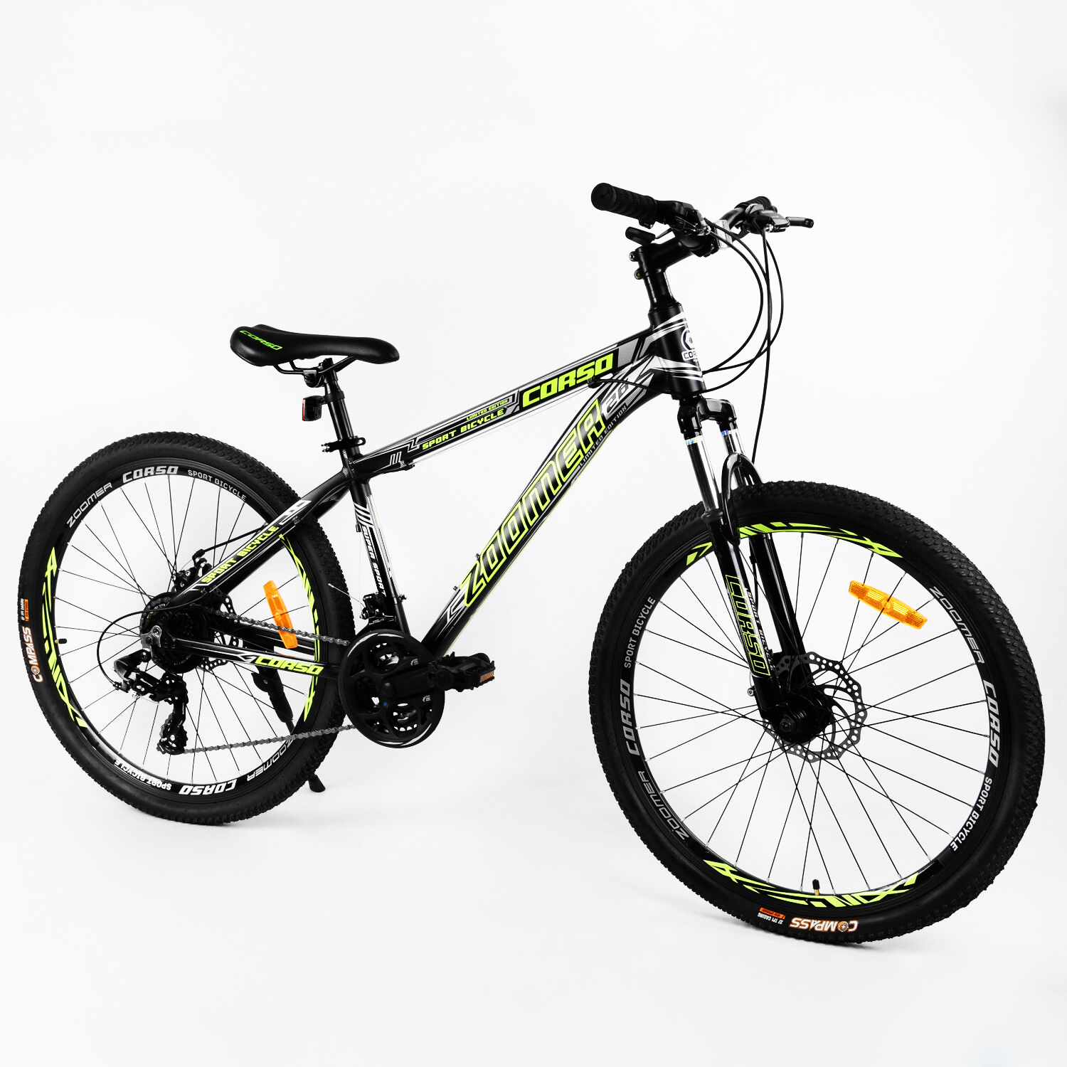 Велосипед спортивный 26" Corso «Zoomer» 21 скорость, алюминиевая рама ...