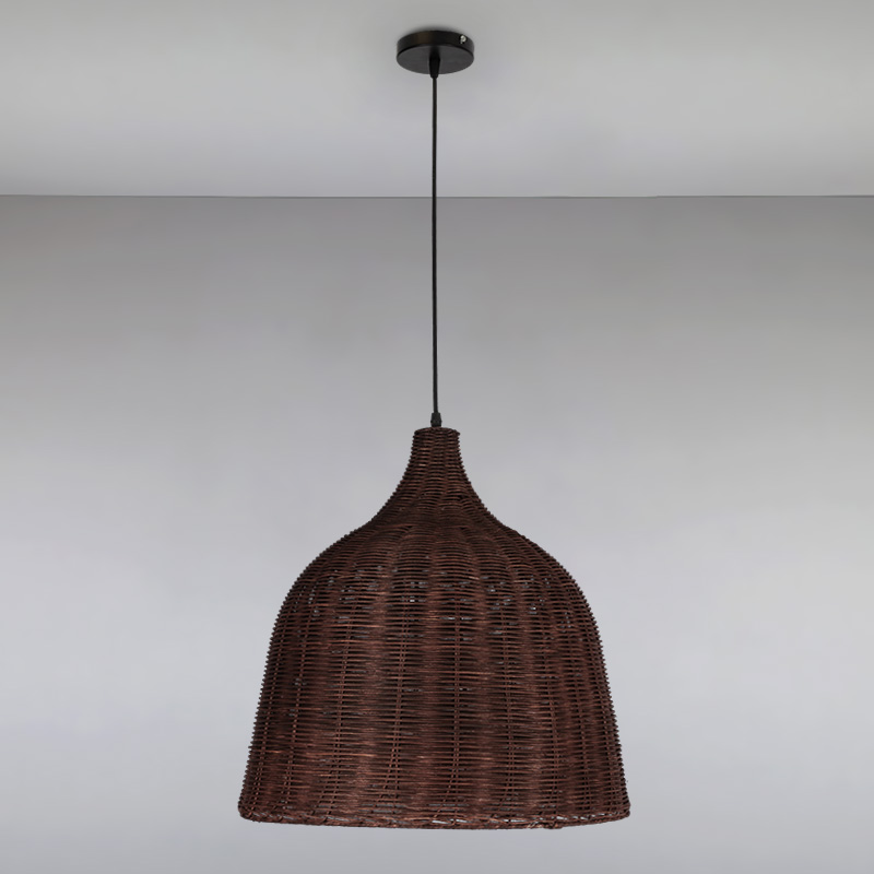 

Люстра подвесная Light House LS-15079RATTAN-1(470) CF коричневая