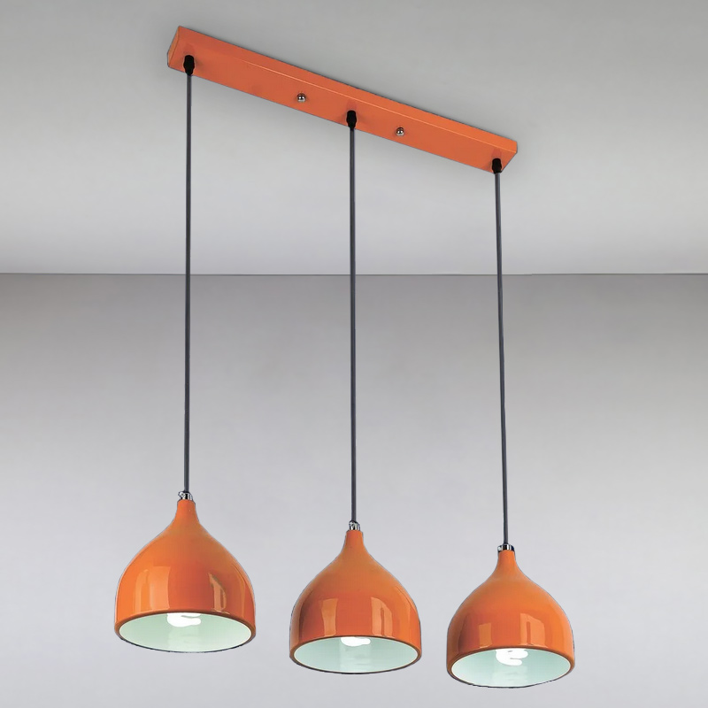 

Люстра подвесная Light House LS-10814-3 ORANGE оранжевая