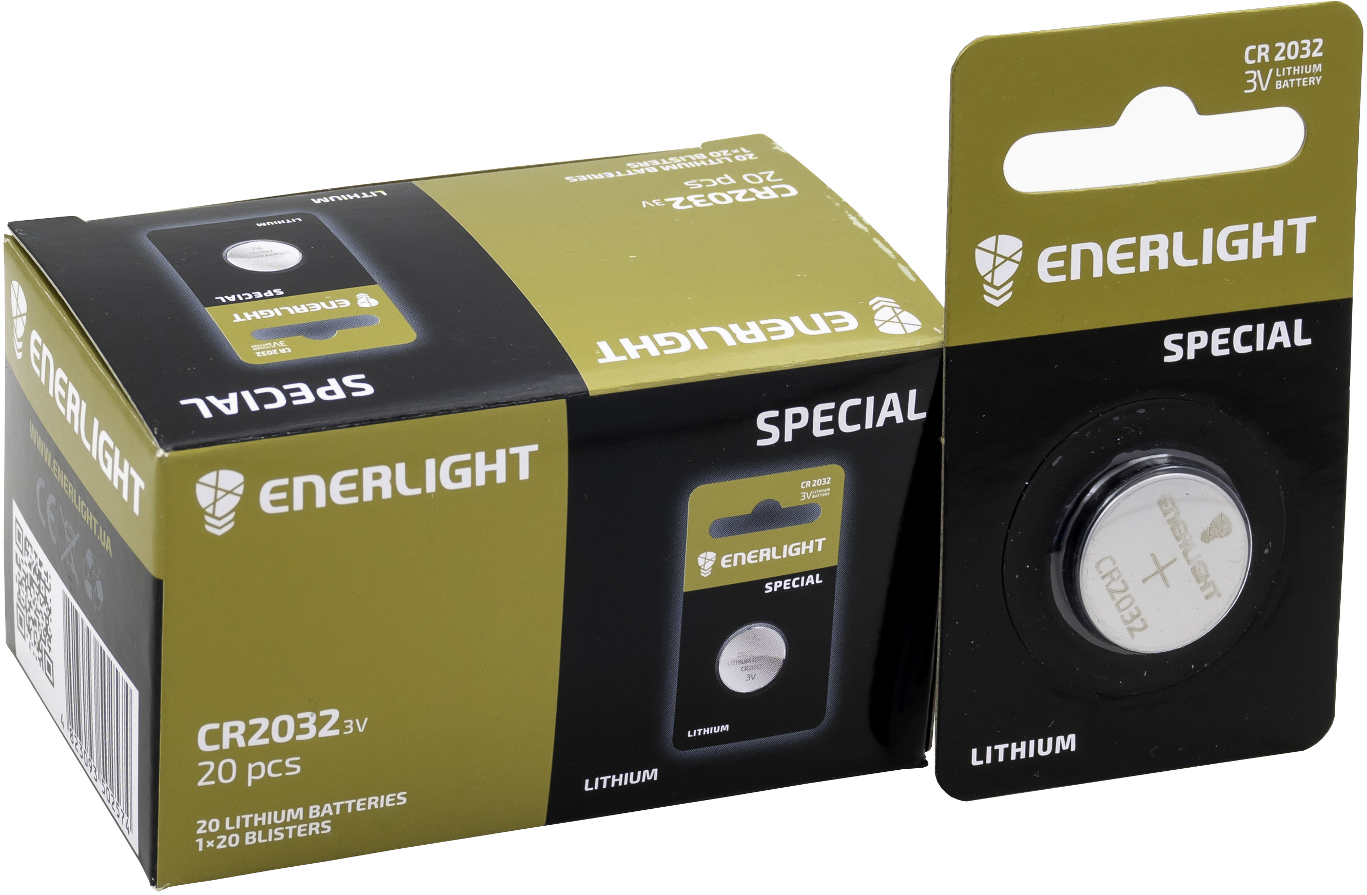  Enerlight Lithium CR 2032 Bli 20 шт (70320101H) – фото .