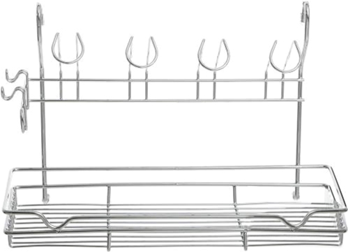 

Полка на рейлинг для стаканов и чашек с крючками Sakura Хром (KS-2055)