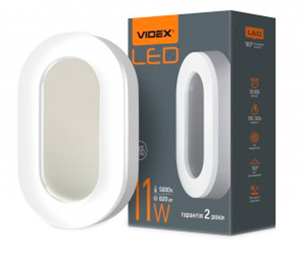 

Светильник ЖКХ VIDEX 11W 5000K 220V (25245)