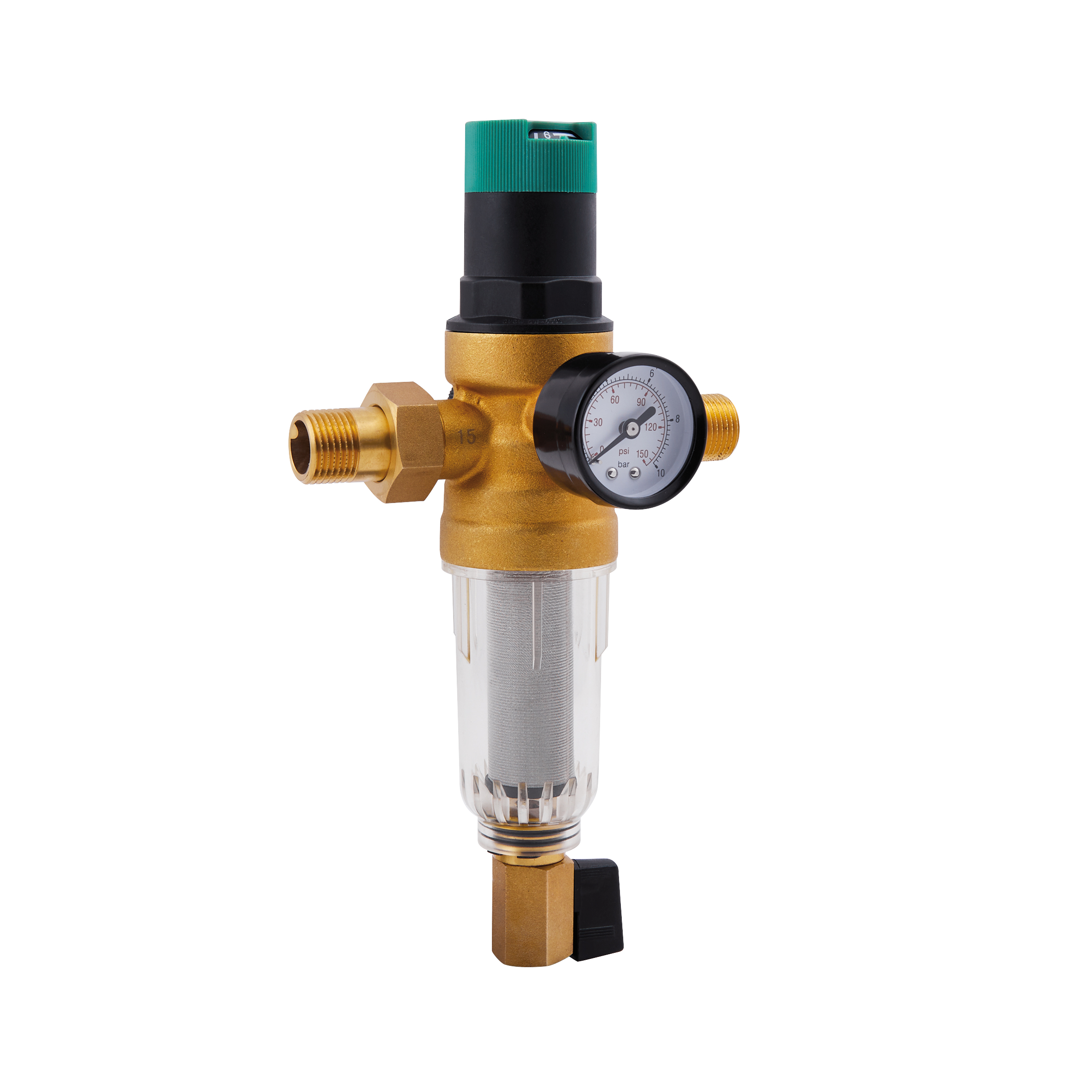 Фильтр самопромывной SD Forte 1/2" с редуктором для холодной воды ...