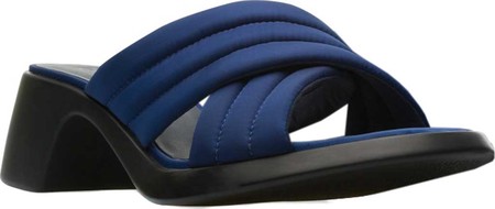 

Женские шлепанцы Camper Trisha Cross Strap Heeled Slide Navy Technical Polyester 40