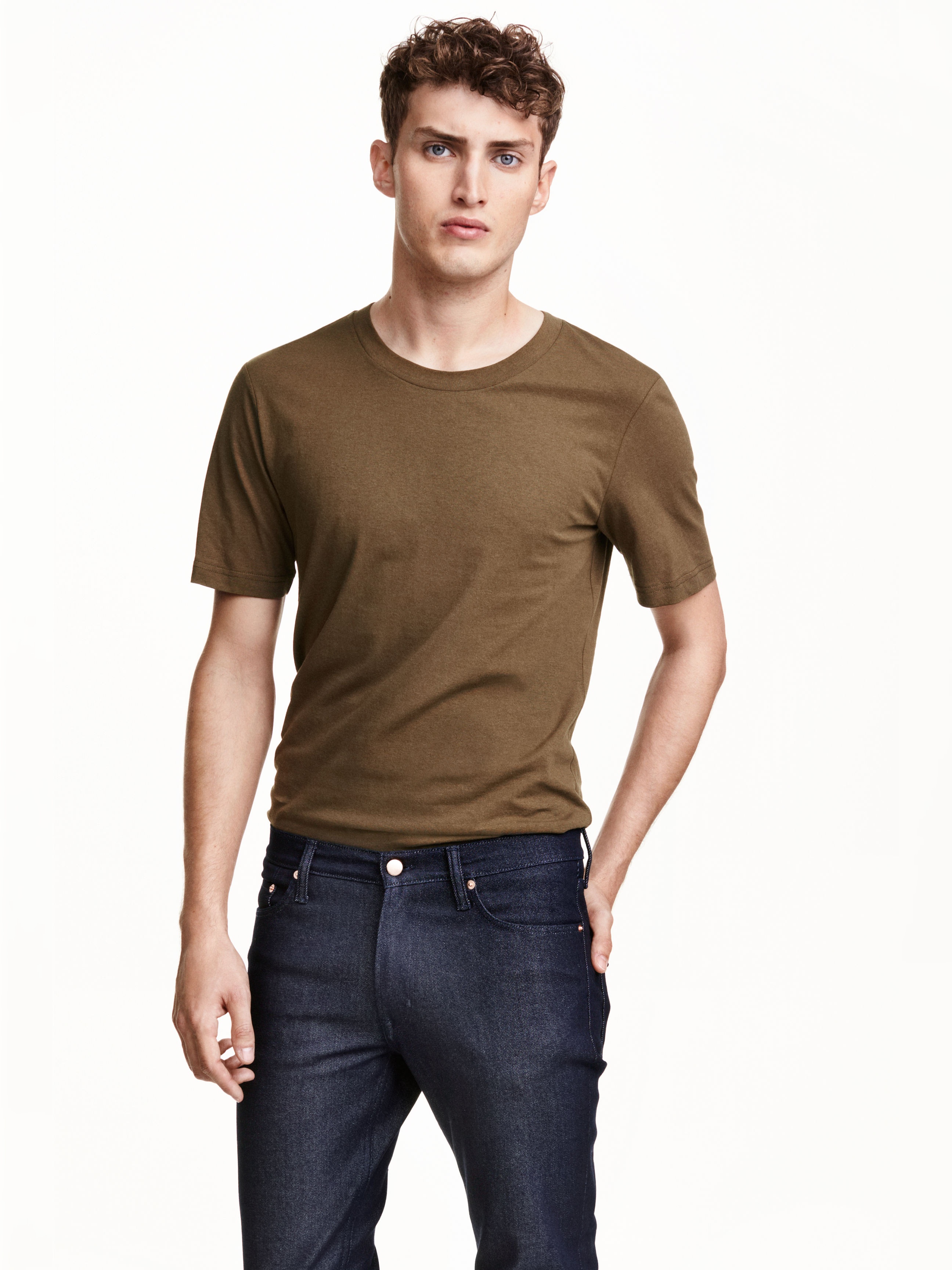 

Футболка H&M 3259512 XS Хаки