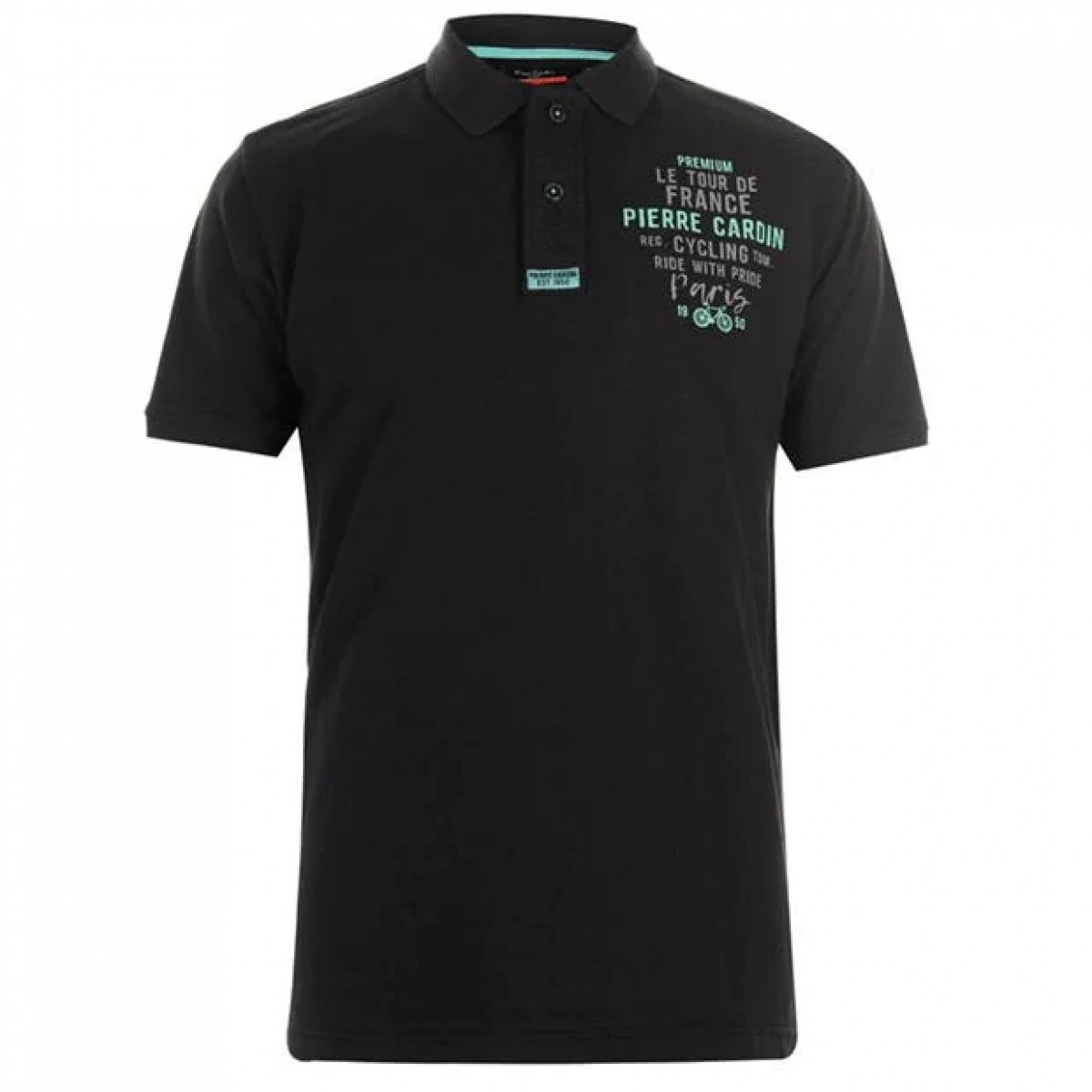

Поло Pierre Cardin Embroidered Logo Men Black, S (42)