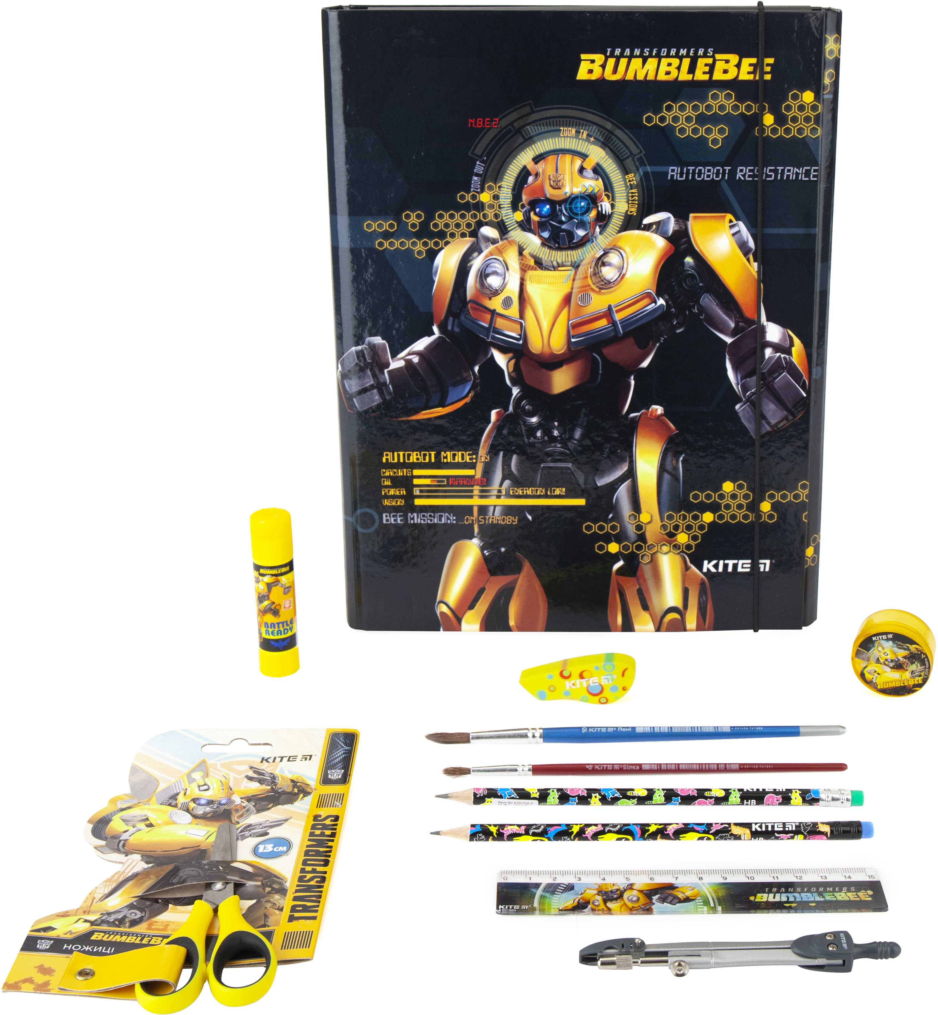 

Папка для труда Kite Transformers на резинке с наполнением А4 (K20-S09)