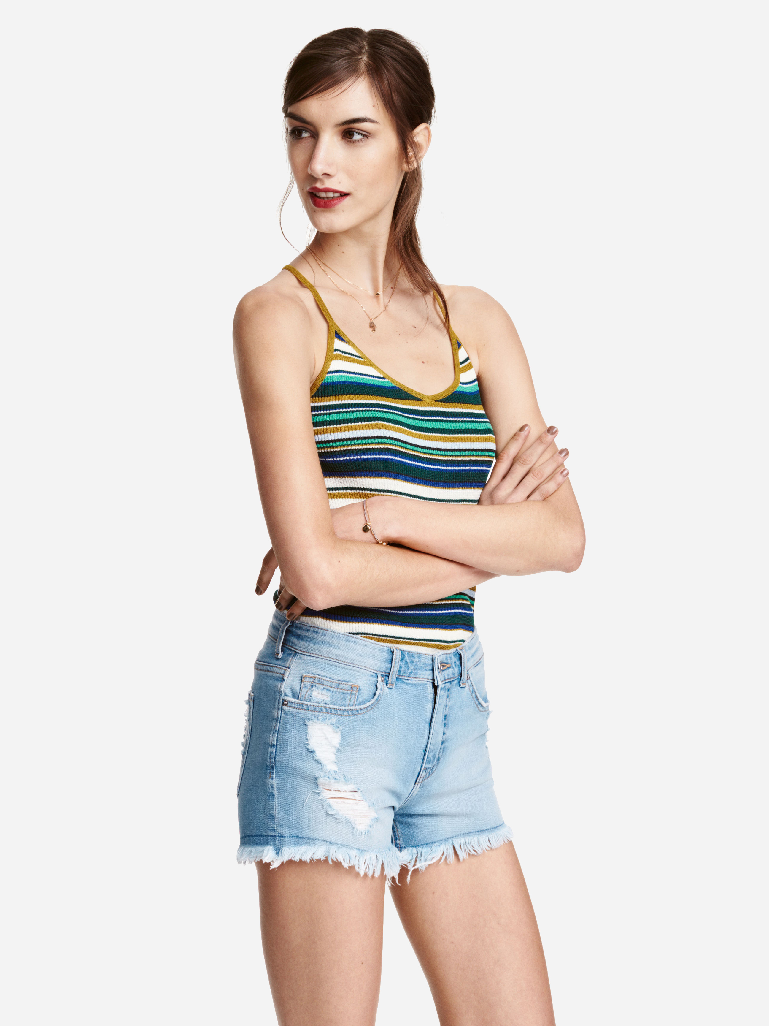 

Майка H&M 3826643 M Зеленая