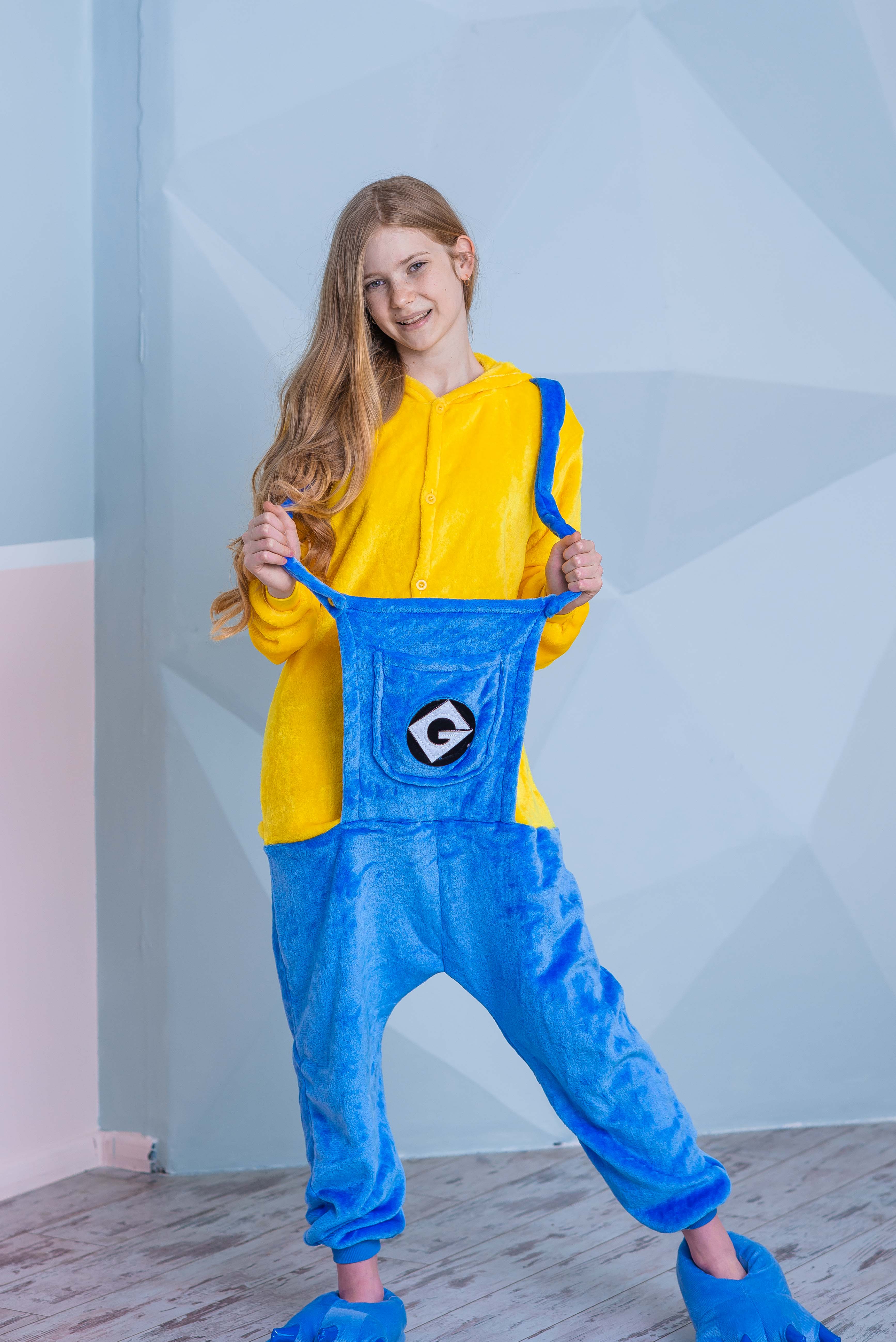 

Пижама Кигуруми взрослая BearWear Миньон  145 - 155 см Желто-голубой (K1W1-0060, Пижама Кигуруми взрослая BearWear Миньон S 145 - 155 см Желто-голубой (K1W1-0060-S)
