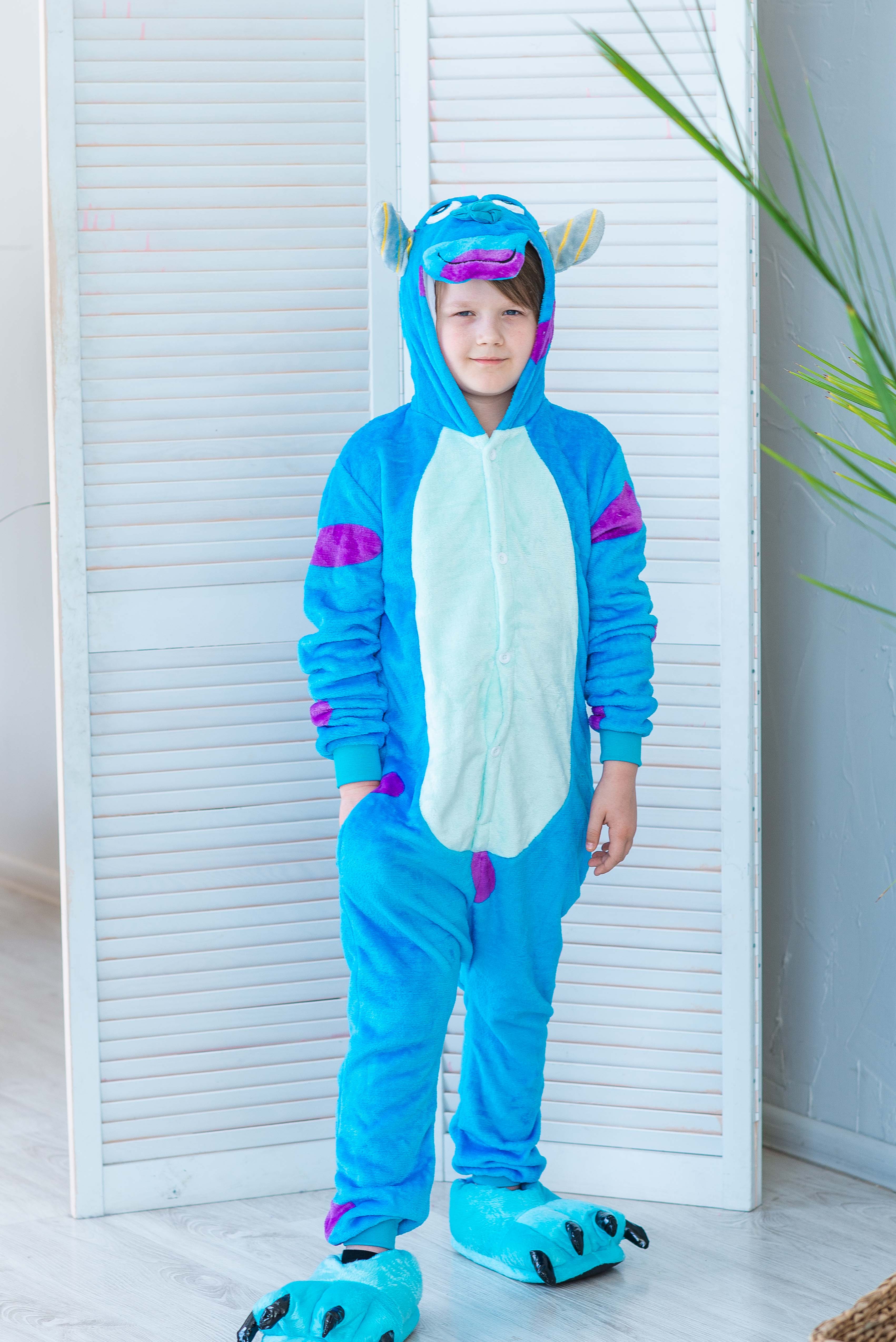 

Пижама Кигуруми детская BearWear Монстр Салли M 115 - 125 см Голубой (K0W1-0038-M)