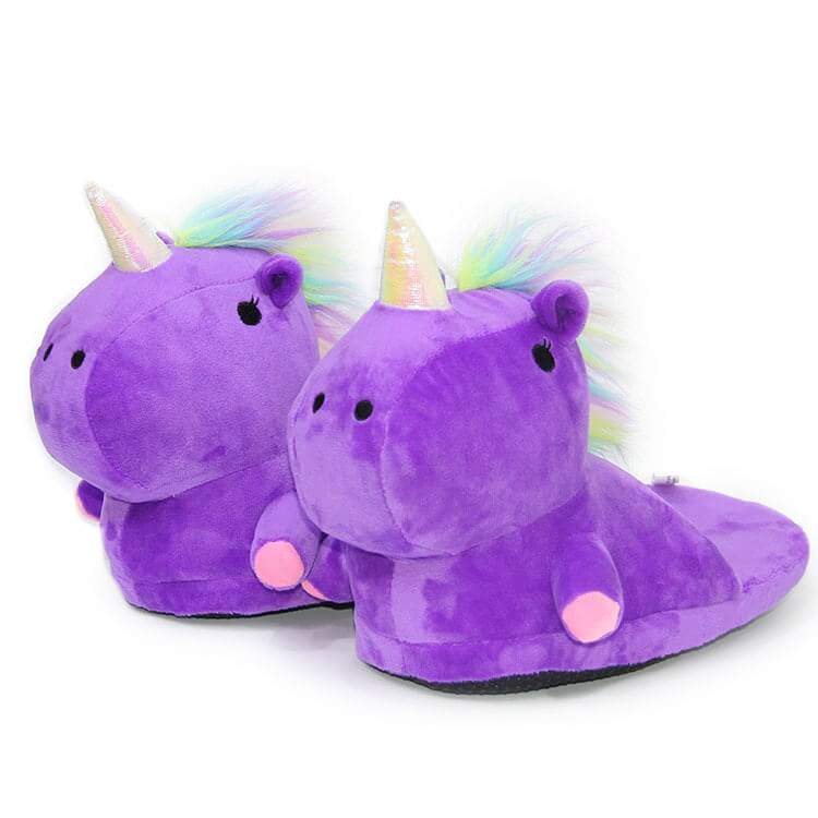 

Тапки BearWear Единороги радуга открытые 30 - 36 (24 см. по стельке) Фиолетовый (TU1R-FI1)