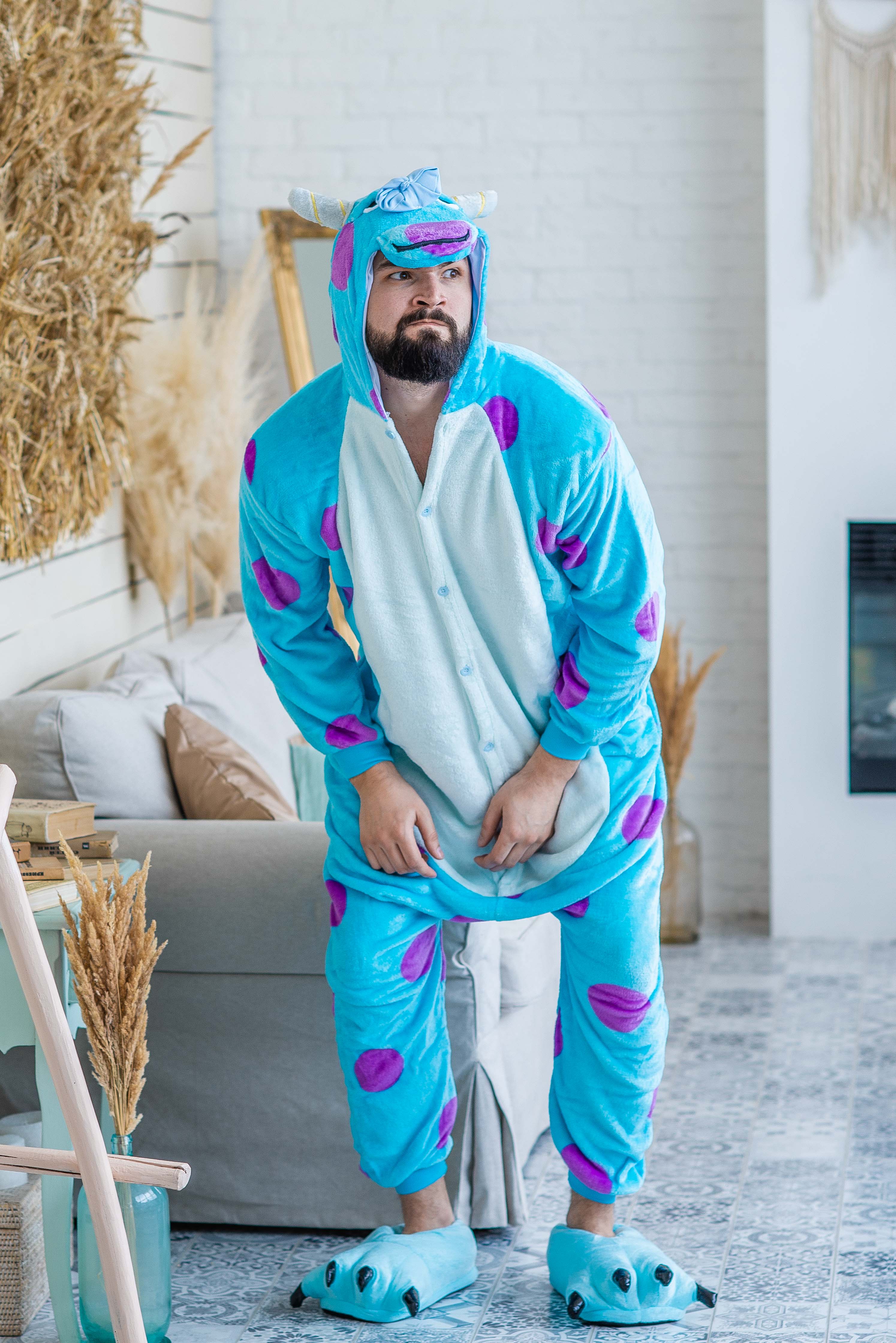 

Пижама Кигуруми взрослая BearWear Монстр Салли S 145 - 155 см Голубой (K1W1-0062-S)