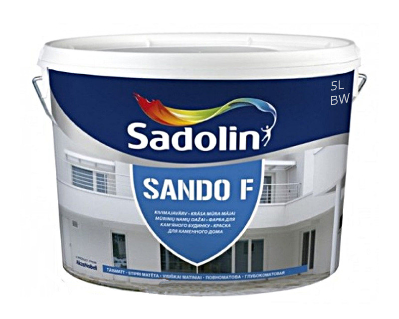 

Краска латексная SADOLIN SANDO F фасадная белая - база ВW 5л