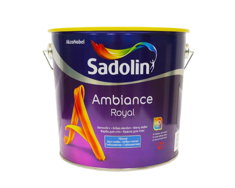 

Краска акрилатная SADOLIN AMBIANCE ROYAL интерьерная транспарентная (база ВC) 2,33л