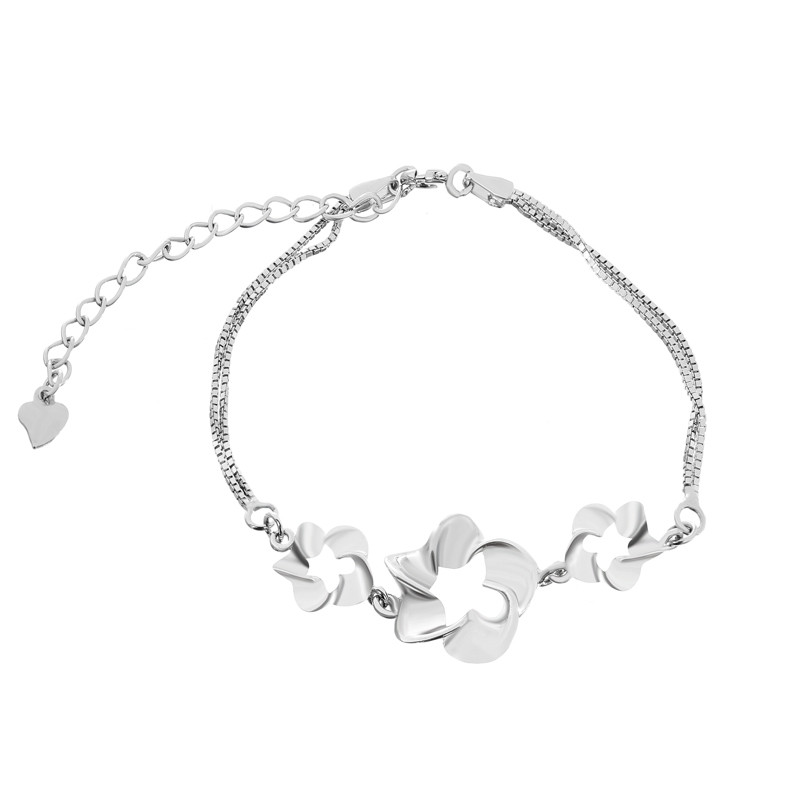 

Серебряный браслет Silvex925 "Цветы" Б2/413