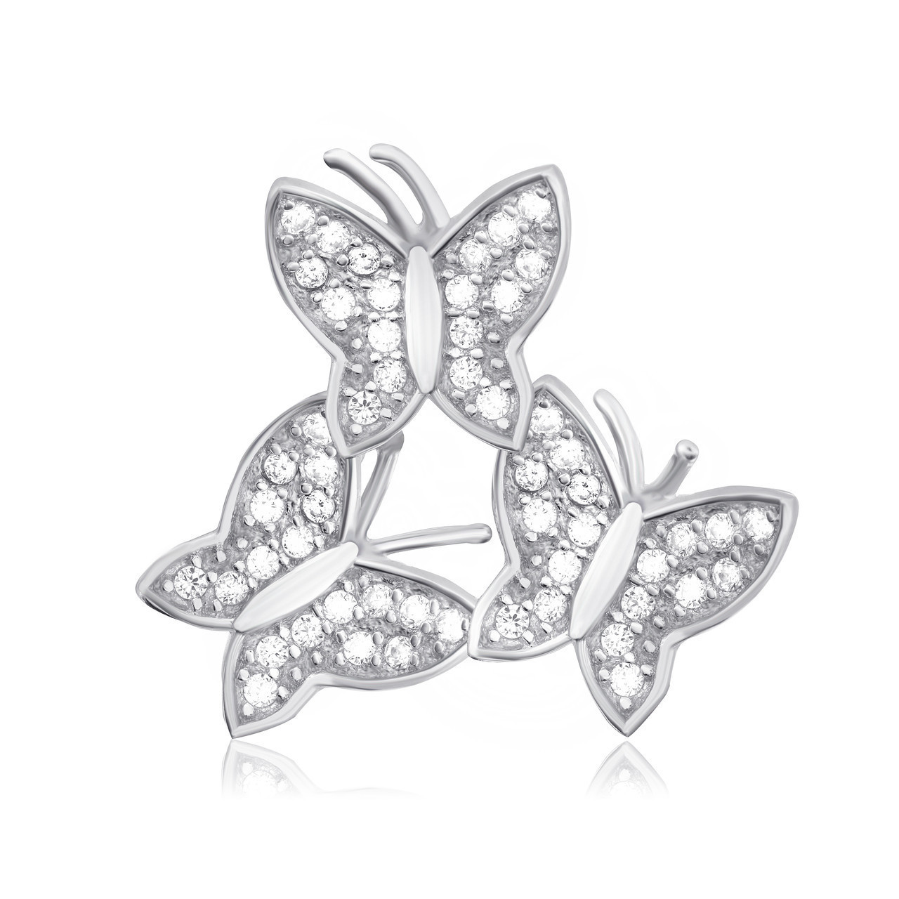 

Серебряная подвеска Silvex925 с фианитом - "Tiffany" П2Ф/804