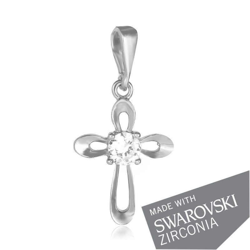 

Серебряная подвеска, кулон Silvex925 с цирконием SWAROVSKI ZIRCONIA П2С/428