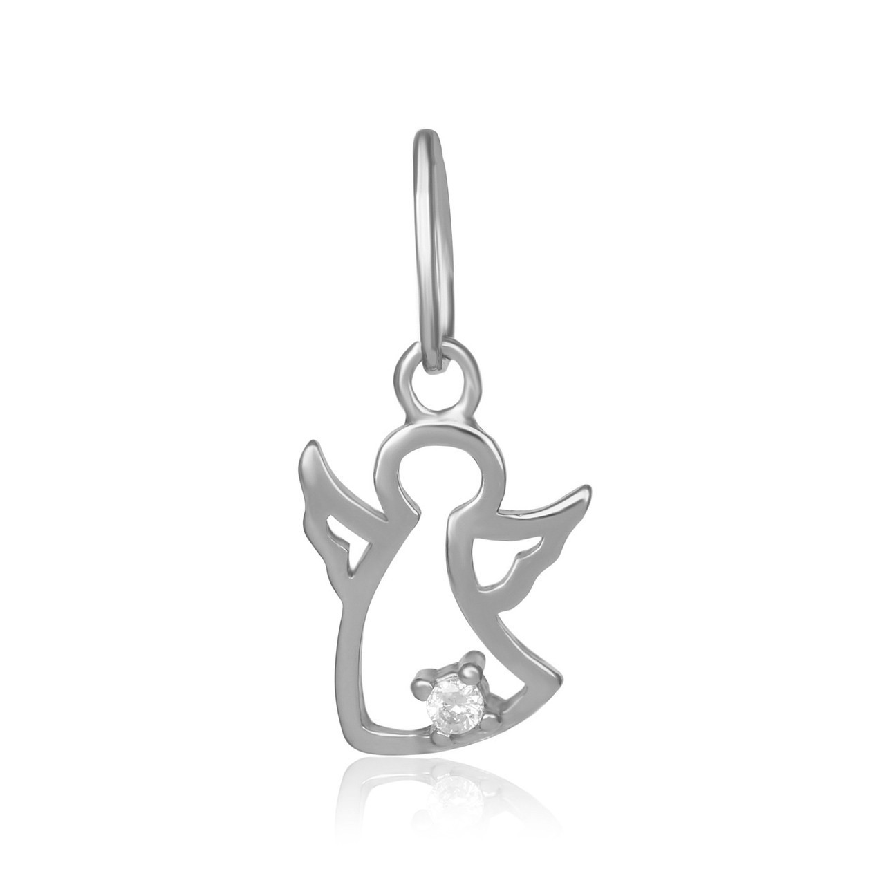 

Серебряная подвеска Silvex925 с фианитом - "Ангел" П2Ф/131