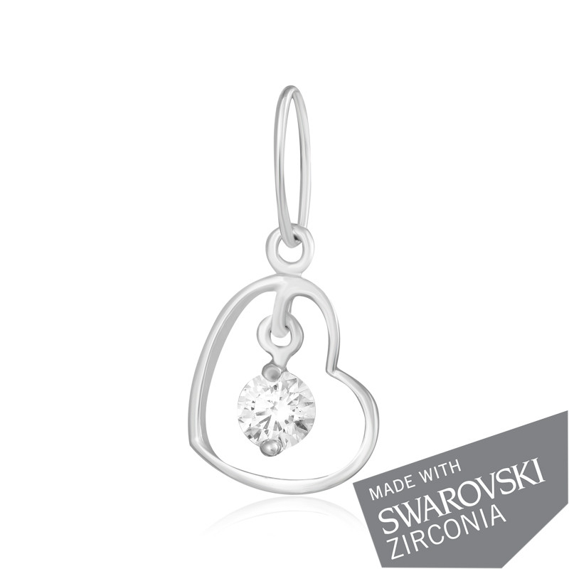 

Серебряная подвеска, кулон Silvex925 с цирконием SWAROVSKI ZIRCONIA П2С/002