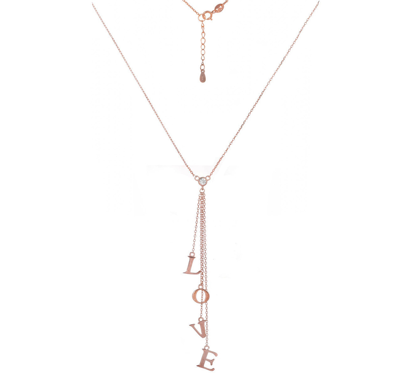 

Серебряное колье Silvex925 "Love" Кл3Ф/812