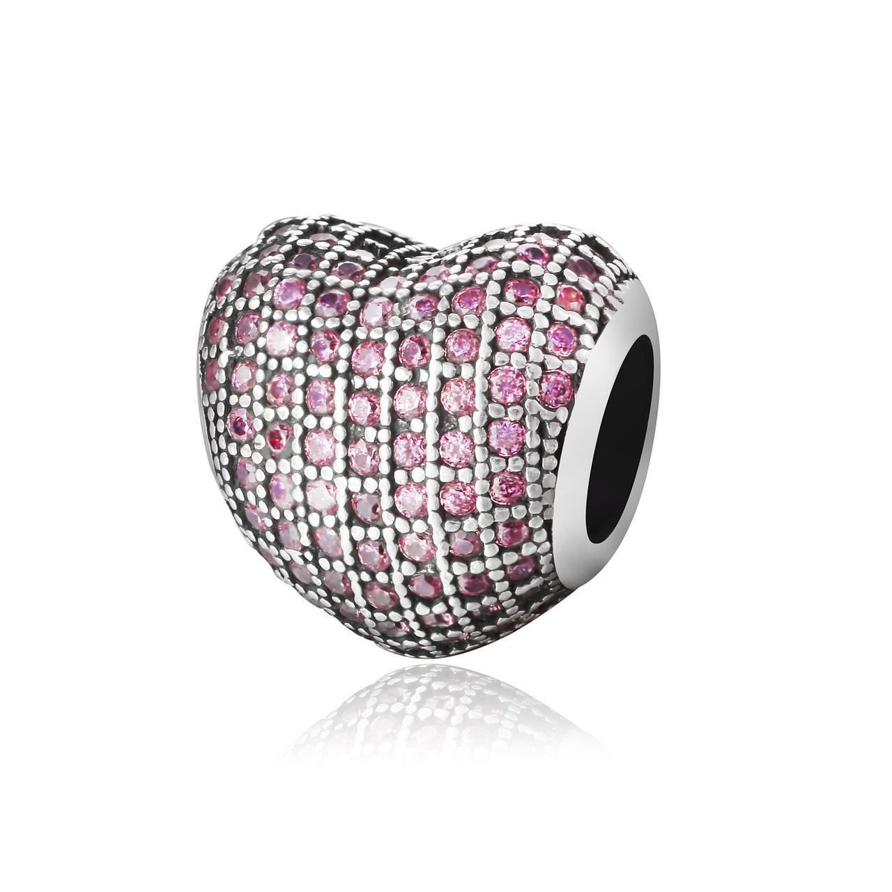 

Серебряная бусина - шарм Silvex925 "Сердце" П5ФР/7032