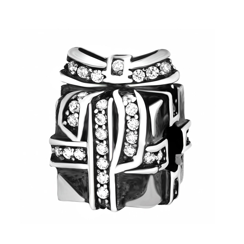 

Серебряная бусина - шарм Silvex925 "Подарочек" П5Ф/511