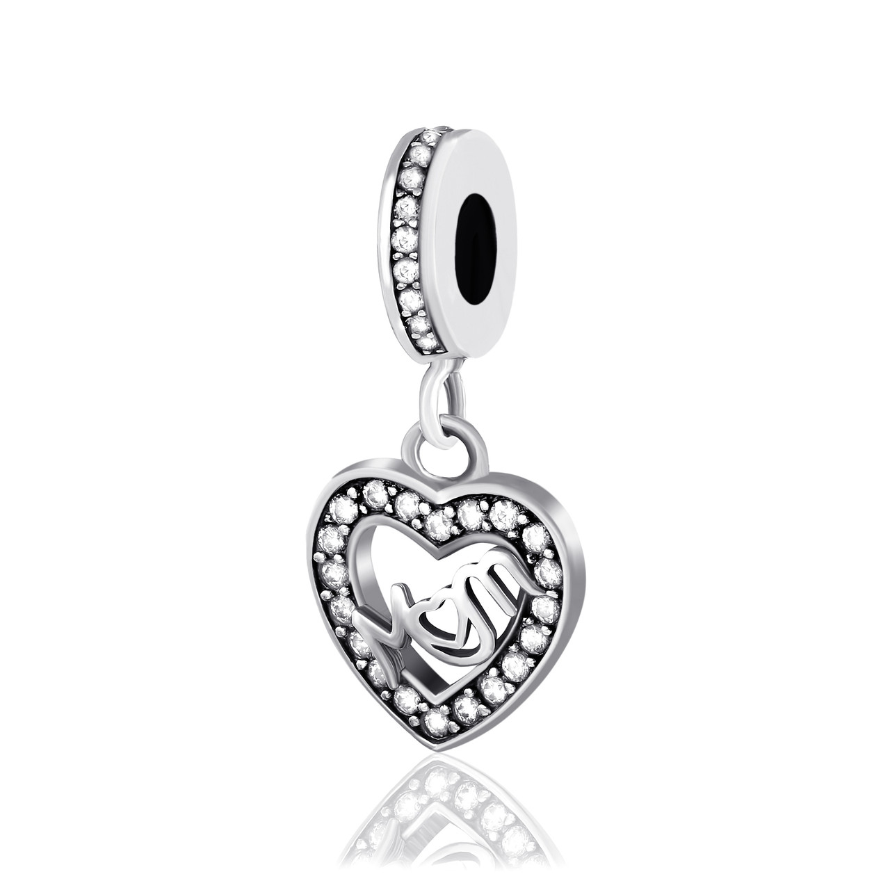 

Серебряная бусина - шарм Silvex925 "Любимая мама" П5Ф/7001