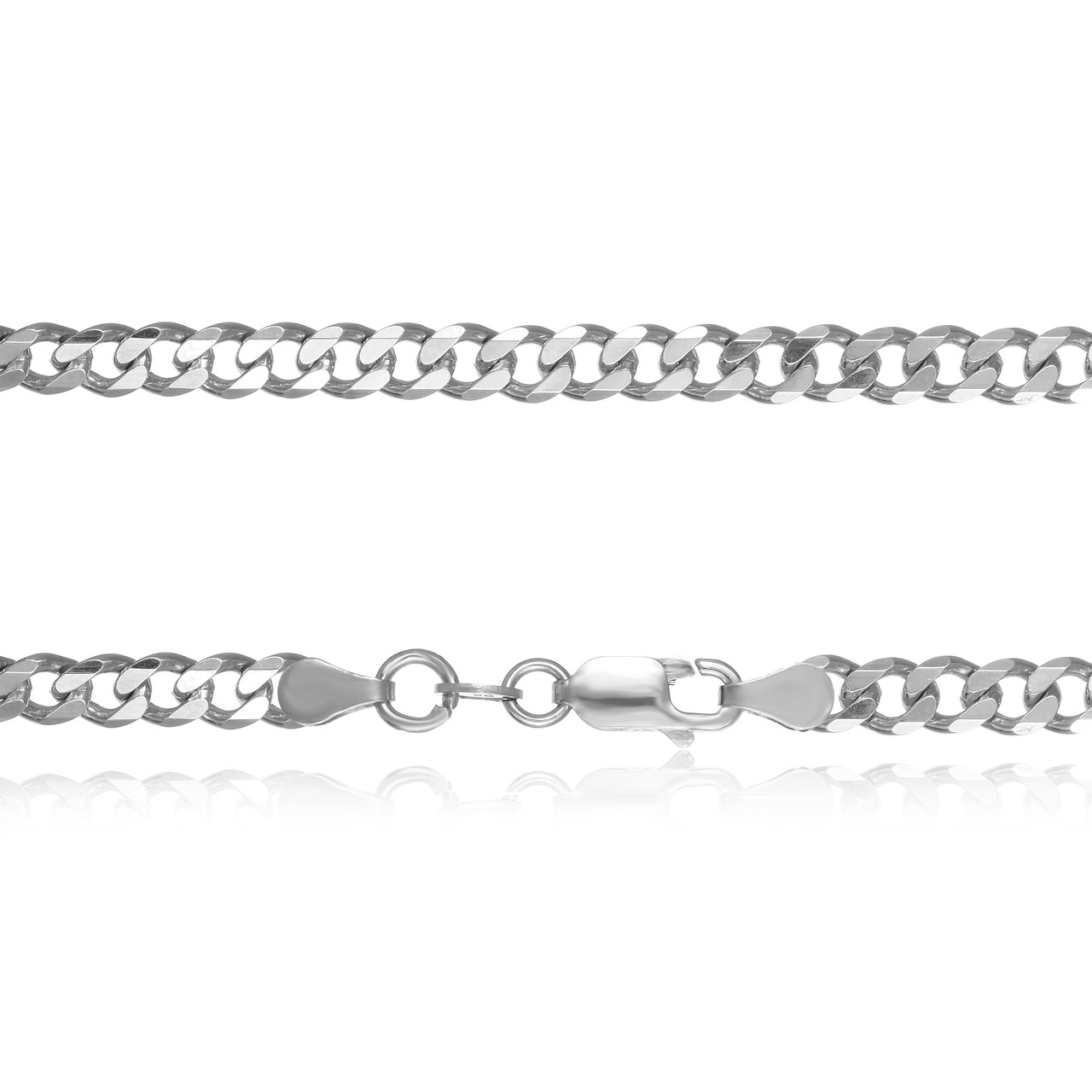 

Серебряная цепь Silvex925 родированная - гурмет 804Р 7/60, унисекс