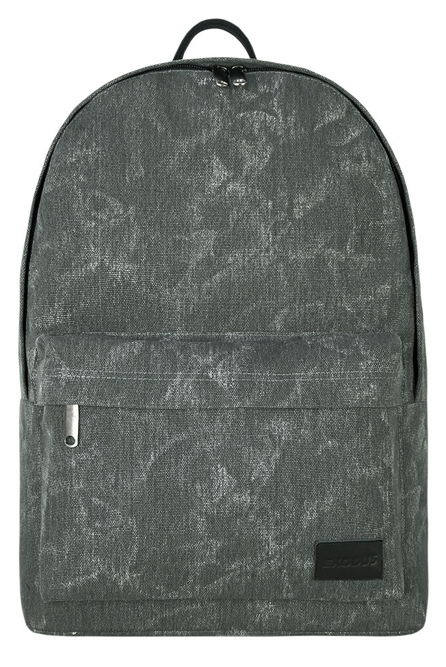 

Рюкзак Exodus Эксодус Leather Canvas серый