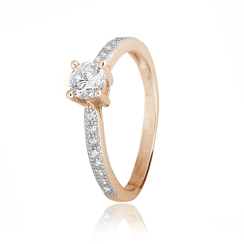 

Серебряное кольцо позолоченное с фианитом Silvex925 К3Ф/228 - 15,5
