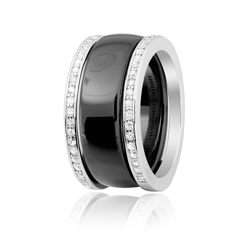 

Серебряное кольцо керамическое Silvex925 К2ФК/1001 - 18,5