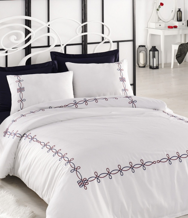 

Постельное белье вышивка Dantela 200x220 Viola