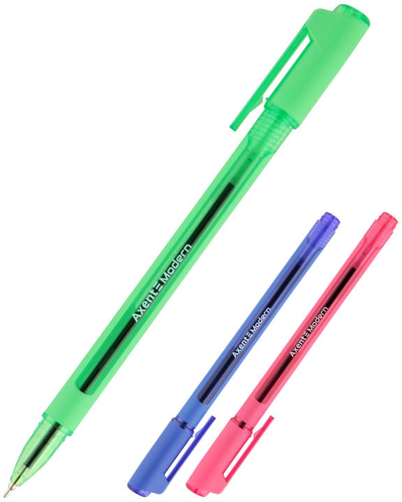 

Набор ручек Axent Modern масляных Синих 0.7 мм Корпус ассорти 12 шт (AB1093-02-A)