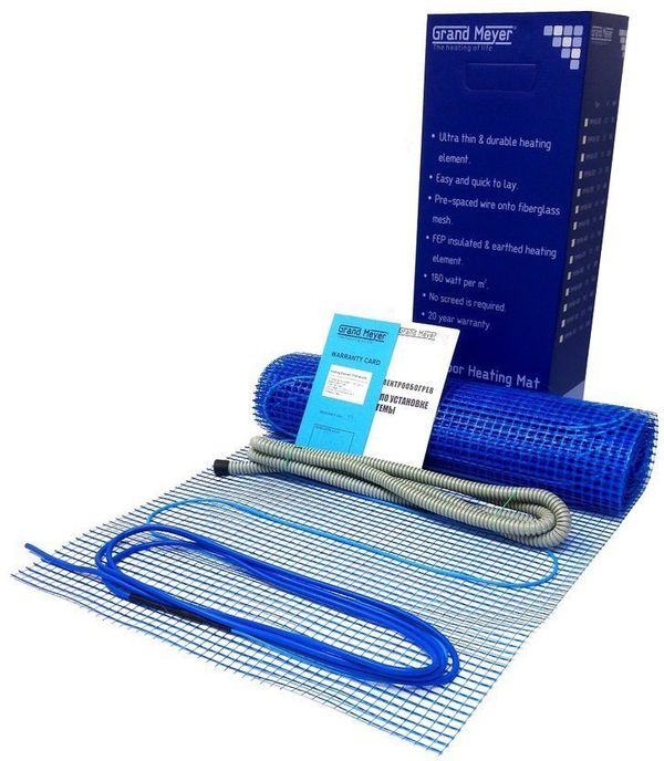 

Нагревательный мат Grand Meyer THM180 1 м.кв - 180Вт