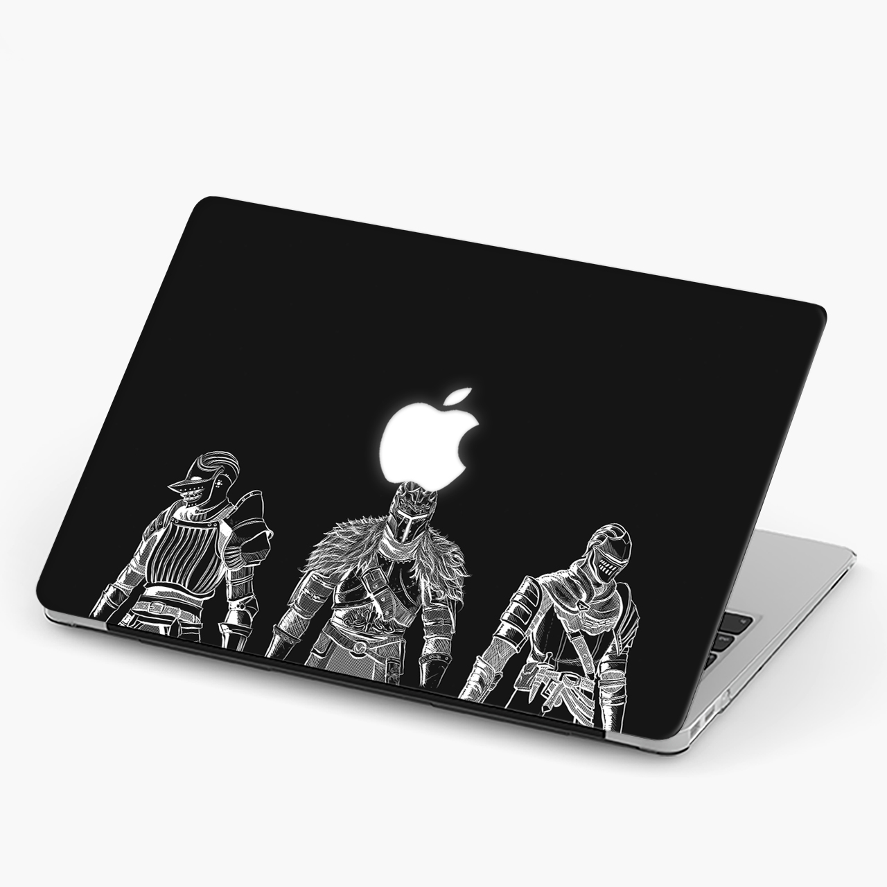 Чехол пластиковый для Apple MacBook Pro 14.2 A2442 Тёмные души (Dark ...