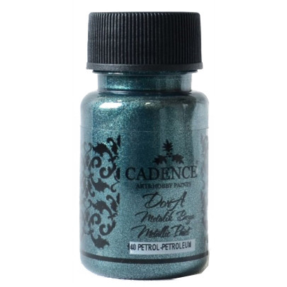 

Акриловая краска металлизированная Dora Metallic Paint, петролиум, 50 мл