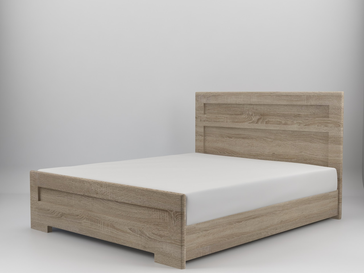 

Кровать Неман Кармен + 4 ящика 160x200 дуб сонома