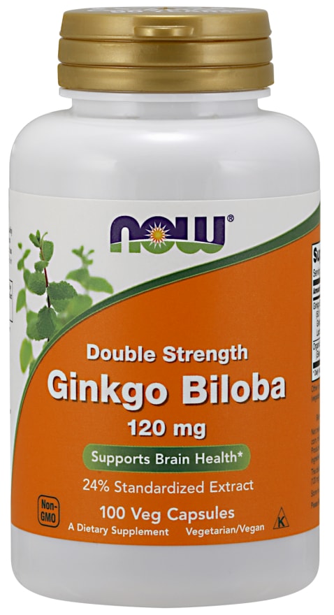 

Гинкго-билоба NOW Ginkgo Biloba Double Strength 120 mg 100 капс Без вкуса (640f51)