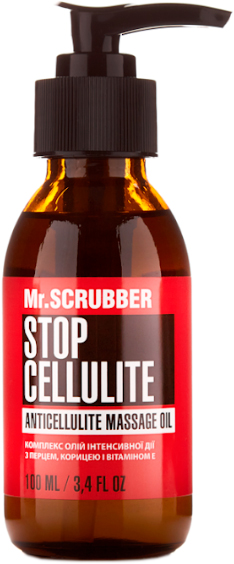 Акція на Антицеллюлитное массажное масло для тела Mr.Scrubber Stop Cellulite 100 мл (4820200231402) від Rozetka UA